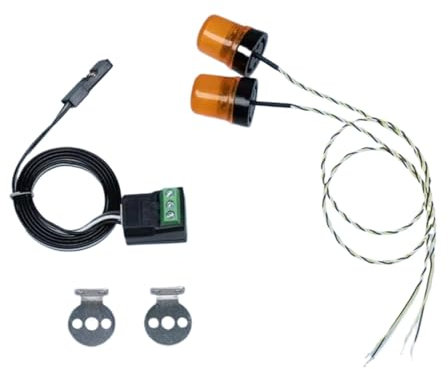 GTVNPOA RC Lampe Lichtleiste Set Für Tamiya Für Scania 770S Für Benz 3363 Für Volvo FH16 Für Man 1/14 2 Pcs Kunststoff Engineering Fahrzeug Licht RC LKW Auto DIY Teile Für Spielzeug