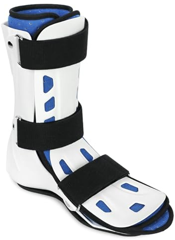 Jiangtaom Fracture walking boot, Orthopedic boot ankle brace with stabilizing cover support breathable non-slip leg fracture care fixation pain relief instead of plaster(Small)