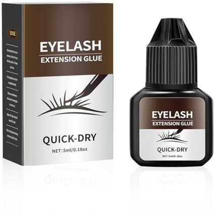 MOLZINY Pegamento para Extensión de Pestañas Pelo a Pelo Volume Strong Lash Adhesivo Secado Rápido para Profesional Salón Individual Semi Permanent Lash Extension