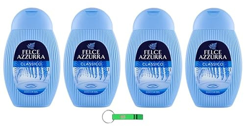 Felce Azzurra Gel Doccia Classico/Inconfondibile Profumo Doccia Gel 250 ml + Portachiavi Beni Culinari