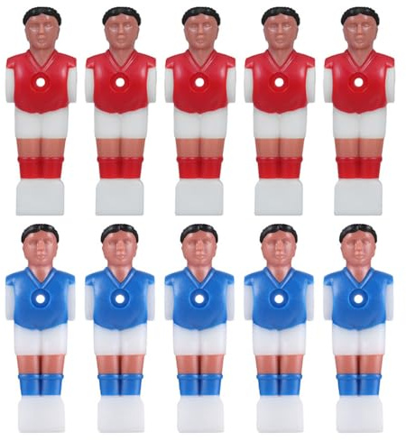 Toddmomy 10 Figuras De Futbolín Figuras De Fútbol Muñecos De Atletas De Futbolín