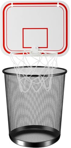 WENHUIHAO Basketballkorb Mülleimer - Lustiger Papierkorb für Jugendzimmer oder Büro - Perfektes Gadget für Basketball Fans, Coole Sachen für Jungs (ohne Mülleimer)