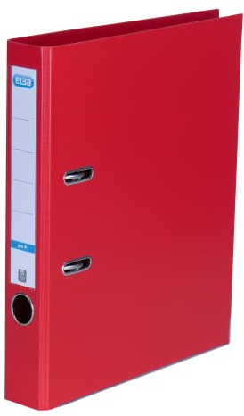 Elba Premium mapp A4, smart Pro plus, 5 cm smal, plastmapp, röd, 1 st