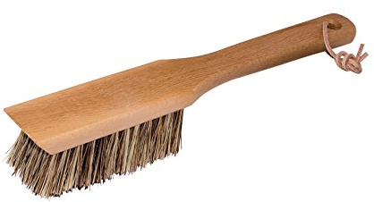 REDECKER Union Fiber Garden Tool Brush with Oiled Beechwood Handle, 11-1/2-Inches - Brush for Cleaning Garden Tools - Gardening Brush - Outdoor Garden Brush