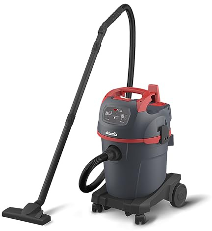 Starmix uClean 1432 HK - Nass-/Trockensauger mit 10 m Aktionsradius, 1400 W, 259 mbar, 32 L - Allessauger für Reinigung privat & gewerblich inkl. Zubehör für Werkstatt, Garage, Haus | Made in Germany