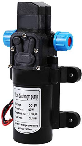 Bomba de agua automática de alta presión para caravana, barco, jardín, camión, barco, 12 V 60 W, 115 psi, 5 l/m
