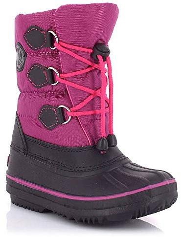 KIMBERFEEL Avalanche Botas de Nieve, Niñas, Frambuesa, 35 EU