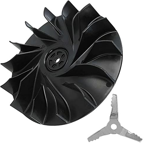 Spares2go Ventilateur à Turbine Compatible avec Stihl BG56 BG86 SH56 SH86 Aspirateur Souffleur + Lame de Broyeur