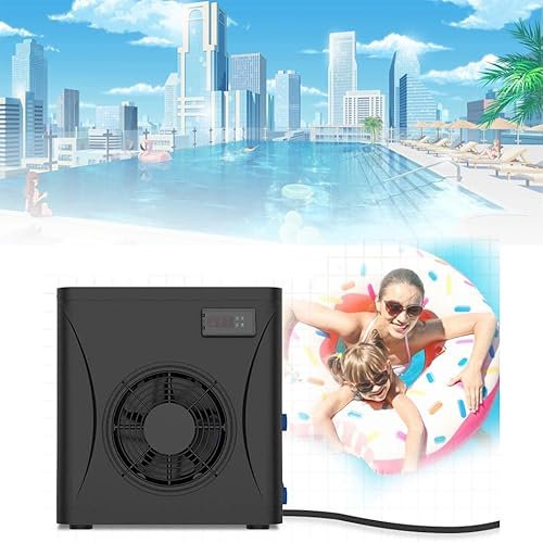 SONLED Swimming Pool Heat Pump Pool Heater, Electric Water Heater Swimming Pool and SPA Heater Digital Display Swimming Pool Thermostat for Swimming Pool, Wi-Fi Control