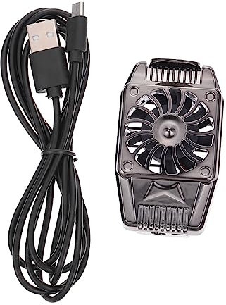KONTONTY Smartphone Cooler Compact Cellphone Radiator High-speed Fan for Cooling Lightweight Portable Design for Easy Carrying for Gaming and Extended Use