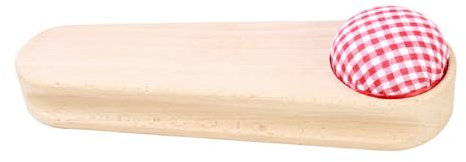 Tailor Clapper with Pin Holder, 24CM Tailor Wooden Clapper, Seam Flattening Tool, Hardwood Quilter, Pressing Clapper Professional Beech Wood Quilters Clapper, Pressing Accessory for Ironing, Sewing