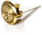 TSS Replacement Locking Rim Cylinder Lock, Supplied with 3 Keys. Lock Barrel and Keys Set for Nightlatch Lock/Rim Locks. (Brass)