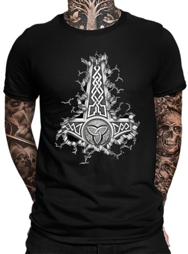 Runen Hammer - Wikinger | Nordmann | Runen | Odin | Thor | Valhalla | Vikings Herren T-Shirt
