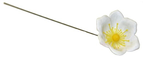 144 Stems Plastic White Christmas Roses Floristry Decorative Pick