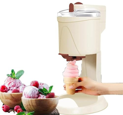 1L Gelatiera, Macchina del Gelato per Yogurt Freddi E Sorbetti con Timer Macchina per Gelato Soft Dessert Gelato, Sorbetto e Yogurt Gelato Fatti in Casa Macchina per Il Ghiacci