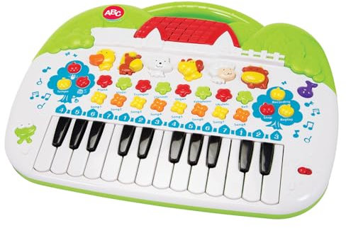 Simba - Teclado ABC con Animales, Multicolor (104018188)