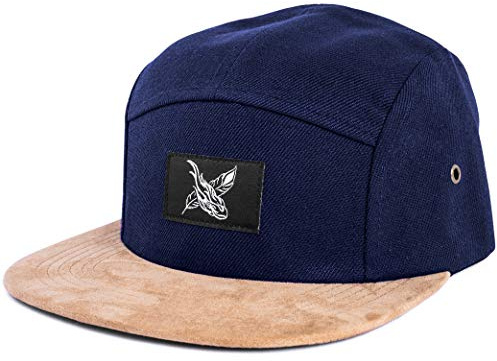 Blackskies® 5-Panel Cap | Herren Damen Baseball Mütze mit floralen Muster Unisex Surf Skate Basecap Camper Cap - Männer Frauen Streetwear Outdoor Sommer Freizeit