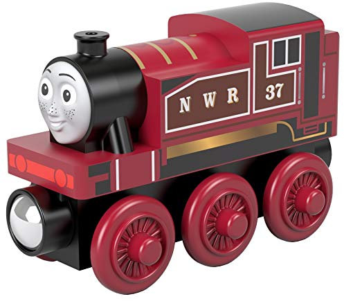 Il Trenino Thomas Wood Rosie, Locomotiva in Legno a Ruota Libera, Giocattolo per Bambini 3+ Anni, GGG34