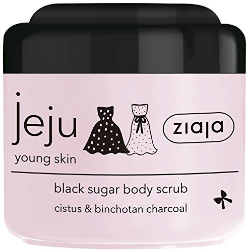 Ziaja Jeju exfoliante corporal de azúcar negro 200ml
