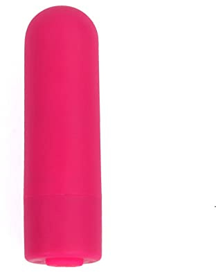 Diversual Rocket Mini, Bala Vibradora, Estimulación de Clítoris, Potente, Silenciosa, Recargable USB, 5 Intensidades, 5 Modos de Vibración, Silicona, Suave, Sumergible (Cereza)