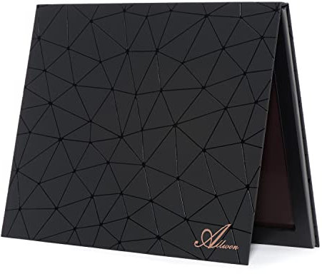 Allwon Extra Große Magnetische Palette Schwarz Leere Make-up Palette für Lidschatten Lippenstift Blush Pulver