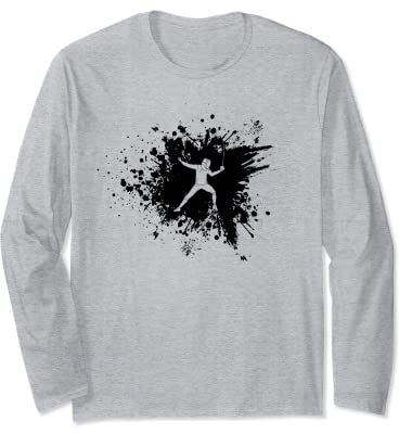 Fechten Degen Fechter Langarmshirt