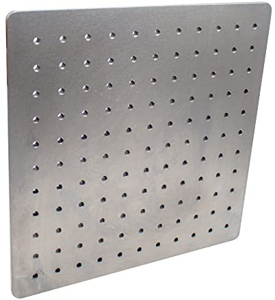 Jieotwice Stainless Steel Optical Experiment Plate High Magnetic Conductivity Workbench Breadboard Table (200x300mm)