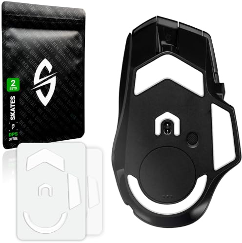 SensoryBoost DPS Glides (2-pack) kompatibel med Logitech G502 X Plus, Lightspeed – Ultrasnabba, rundade, hållbara – PTFE – Ersättningsmusfötter, skates – Uppgraderingstillbehör för mus