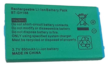 850mAh Lithium Ion Battery for GBA, 3.7V Large Capacity Rechargeable Li-ion Battery Pack with Screwdriver, Battery Replacement for Game Boy Advance SP
