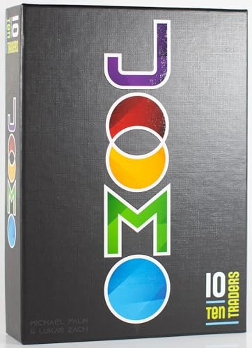 10 Ten Traders Joomo unterhaltsames Kartenspiel für die ganze Familie - Familienspiel für 2-6 Spieler - für Erwachsene und Kinder ab 8 Jahren, Reise- und Mitbringspiel
