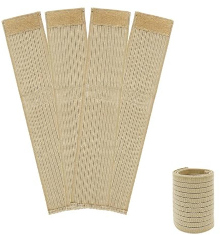 BZKSER Muñequera Elástica - 4Pcs Banda EláStica para la MuñEca De PoliéSter Transpirable de CompresióN para Hombres y Mujeres Entrenamiento de Bolos Tenis y Deportes