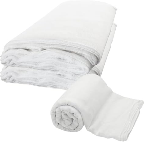 Duoleimi 3 PCS Käsetuch Baumwolle 300x60cm - Wiederverwendbares Passiertuch Gaze Stoff Filtertuch für Sojamilch Tofu Ghee Gelees Pudding.