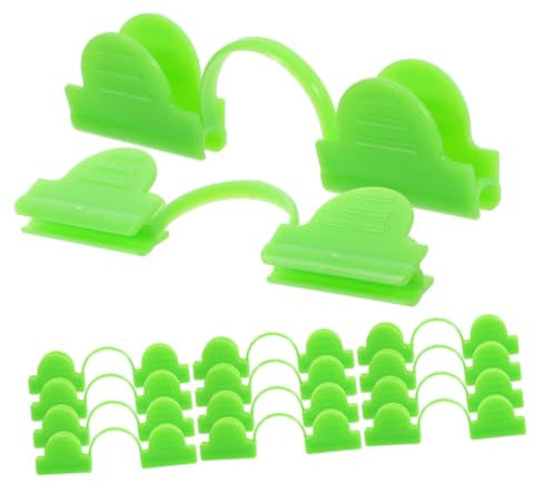 Yardwe 50stücke Pack Gartenklammern Gewächshausklammern Kunststoff Winddichte Klammern Für Gewächshausfolie Thermische Folienbefestigung