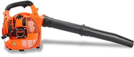 Soffiatore per foglie senza fili alimentato a gas, 26 CC a 2 tempi, soffiatore a gas 2024, soffiatore a gas per foglie e neve, soffiatore da giardino per la cura del prato, rimozione della neve