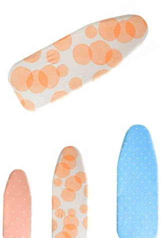 KPEGAXS Bügelbrettbezug Baumwolle 140x40cm Einstellbar Bügelbrettbezug for Standardbretter Ersatzbezug Für Bügelbrett Hitzebeständig(Orange)