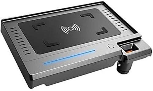 DEMULAX 15W Car Phone QI Wireless Charger, for, Q3 2019-2022 Interior Lighter Modified Phone Wireless Charging Panel Vehicle wireless charging pad