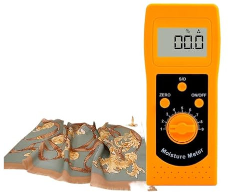 pour bois, bois de chauffage, murs, matériaux de construction DM200T Textile Moisture Meter Sensible Induction Probe Humidity Instruments Hygromètre numérique utilisé for mesurer le fil de vêtement