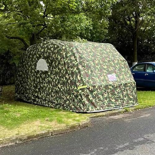 Auto Zelt Faltbare Allwetter Heavy Duty Parkhaus Winddicht Edelstahl Abdeckung für Fahrzeuge
