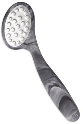 Raspa Piedi Professionale in Acciaio Inox, Doppia Faccia | Manico Fermo in Abs, Leggera e Facile da Portare in Viaggio, per Uomini e Donne Colore Casuale