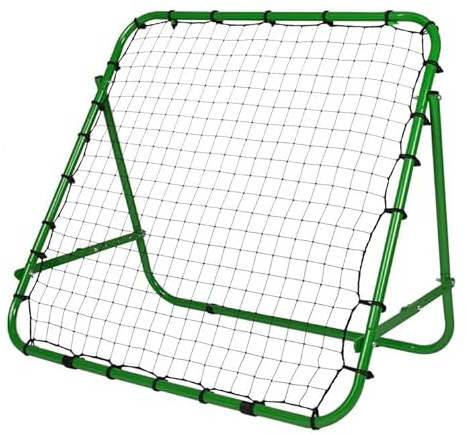 VirtuFit Fußball-Rebounder Serie – verstellbar & klappbar – ideal für Kindertraining & Technikübungen (100 x 100 cm (Grün))