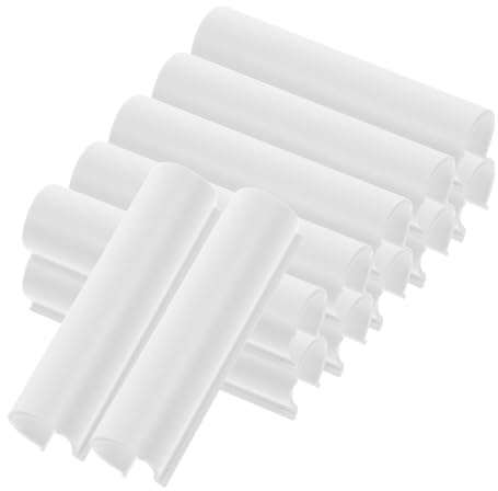 HAMPPLIES 20 Piezas Clips de de Plástico para Fijación de Abrazaderas Versátiles para Invernadero Sujetadores y Accesorios de Jardinería Clip de Sujeción Segura y Duradera