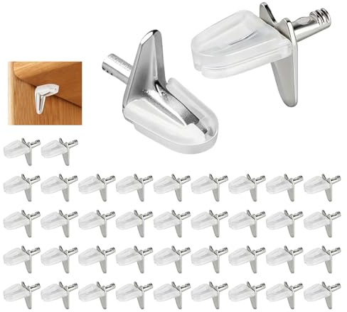 40 Piezas clavijas soporte baldas armario invisibles