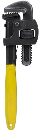 STANLEY 71-642 12''/300mm Stilson Type Pipe Wrench, Quick Adjustable Jaw, 55mm Max. Jaw Opening, Used in Plumbing, Ideal for Turning and Fitting Pipes of Round Surfaces