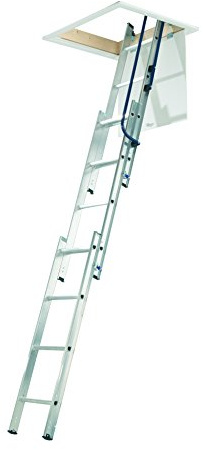 Werner Easy Stow Loft Ladder - 3 Section