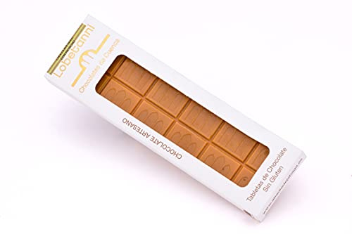 Tableta Chocolate Gold Y Praliné De Pistacho Artesano Gourmet Sin Gluten Lobetanni 115g