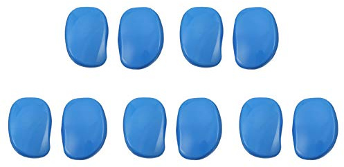 10pcs hair dye earmuffs ear shower caps waterproof ear cover salon ear covers ear covers for hair drying plastic ear covers bath & bathing accessories plastic leather Spa ear muffs
