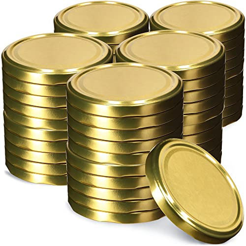 KADAX 50er Set Schraubdeckel TO100 für Gläser 100mm – Twist-Off Ersatzdeckel für 2,5L, 4L & 5L Einmach- & Konservengläser, Luftdicht & Spülmaschinenfest