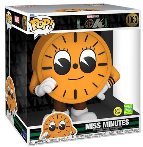 Funko POP! Marvel Loki: Miss Minutes (Marvel) 25 cm Summer Convention Limited Edition (Glows in The Dark)