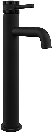 Apres Tall Basin Mixer Black Finish | Bathroom Sink Tap Tall | Tall Basin Mixer | Black Finish | Noir Basin Tap