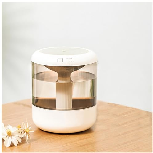 Humidificateur Dair Bebe Humidificateur à LumièRe Led à Changement De Couleur, Ioniseur D'Air, Bureau Chambre Chambre De BéBé Umidificatore Air Chambre,White